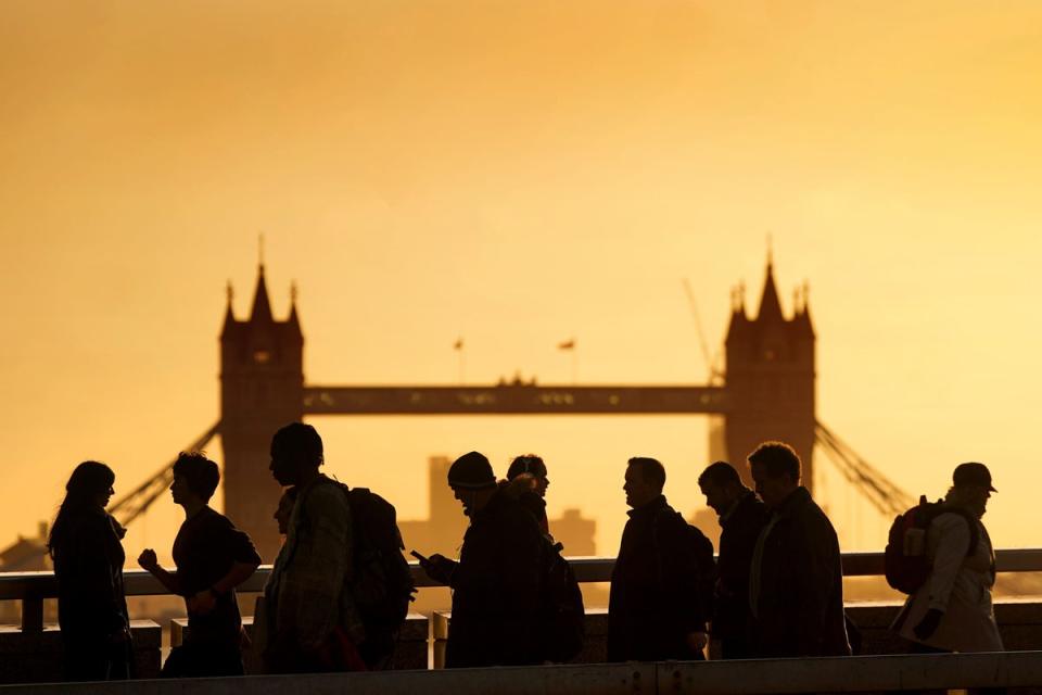 European markets moved higher on Tuesday as the IMF lifted its outlook for growth in the world economy (Victoria Jones/PA) (PA Wire)