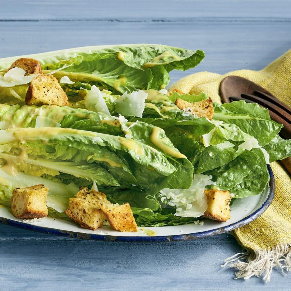 <p>Pair this crisp salad with a nice grilled steak for an elevated July Fourth dinner. Everything from the dressing to the croutons is homemade. </p><p><a href="https://www.thepioneerwoman.com/food-cooking/recipes/a35823712/caesar-salad-spears-recipe/" rel="nofollow noopener" target="_blank" data-ylk="slk:Get Ree’s recipe.;elm:context_link;itc:0;sec:content-canvas" class="link "><strong>Get Ree’s recipe. </strong></a></p><p><a class="link " href="https://go.redirectingat.com?id=74968X1596630&url=https%3A%2F%2Fwww.walmart.com%2Fsearch%2F%3Fquery%3Dsalad%2Bservers&sref=https%3A%2F%2Fwww.thepioneerwoman.com%2Ffood-cooking%2Fmeals-menus%2Fg36353420%2Ffourth-of-july-side-dishes%2F" rel="nofollow noopener" target="_blank" data-ylk="slk:SHOP SALAD SERVERS;elm:context_link;itc:0;sec:content-canvas">SHOP SALAD SERVERS</a></p>