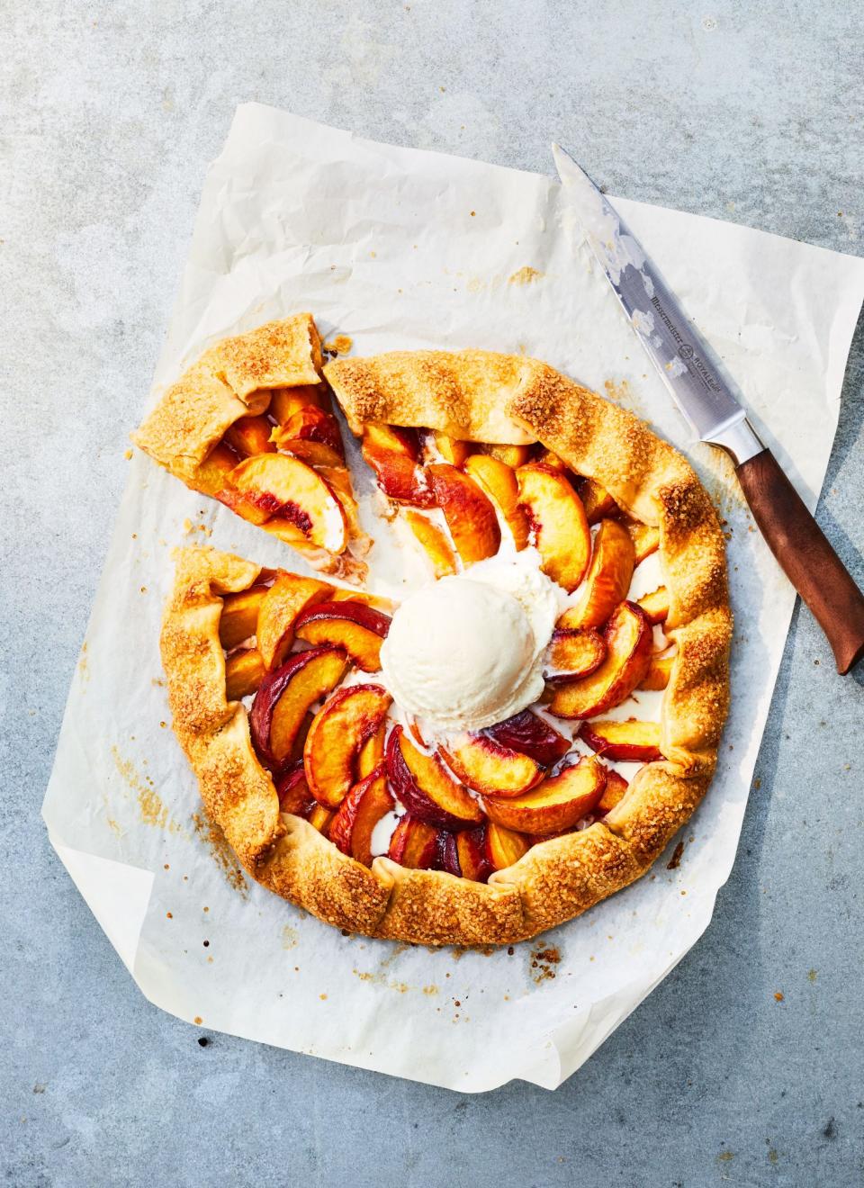 Gingered Peach Galette