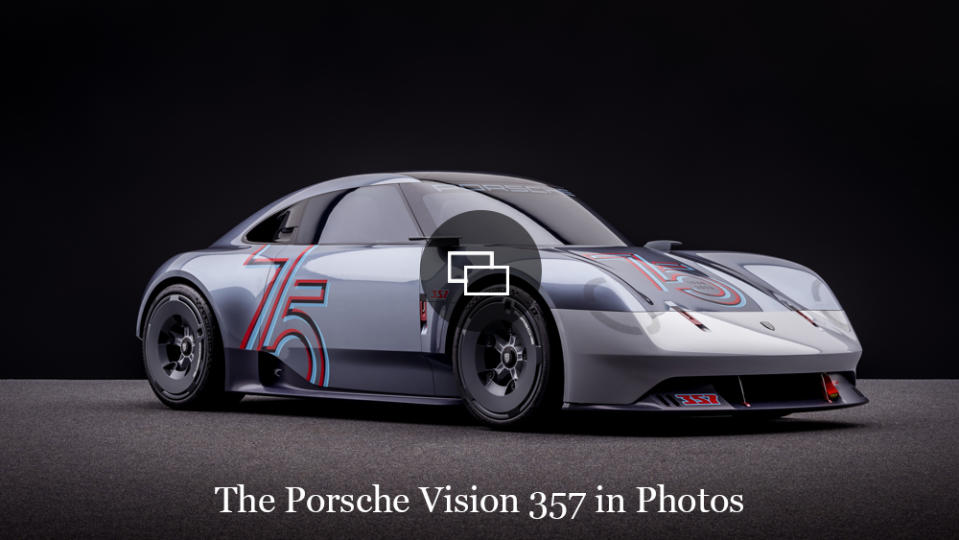 The Porsche Vision 357 concept.