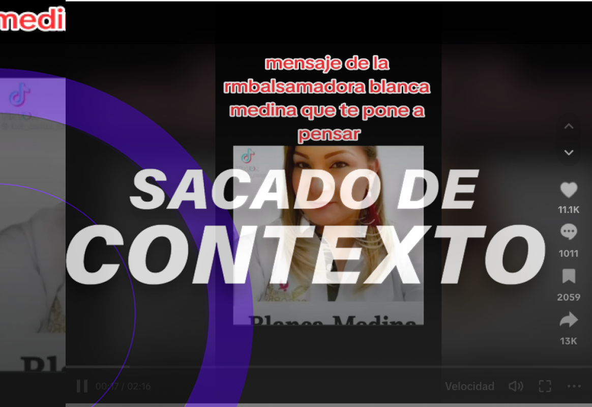 Captura de publicación viral con desinformación sobre nuevo virus o cepa de COVID-19 en Monterrey