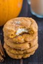 <p>Fill snickerdoodle cookies with thick cream cheese, coating the dough in cinnamon sugar before baking to perfection.</p><p><strong>Get the recipe at <a href="http://therecipecritic.com/2013/09/pumpkin-cheesecake-snickerdoodles/" rel="nofollow noopener" target="_blank" data-ylk="slk:The Recipe Critic;elm:context_link;itc:0;sec:content-canvas" class="link ">The Recipe Critic</a>.</strong></p>