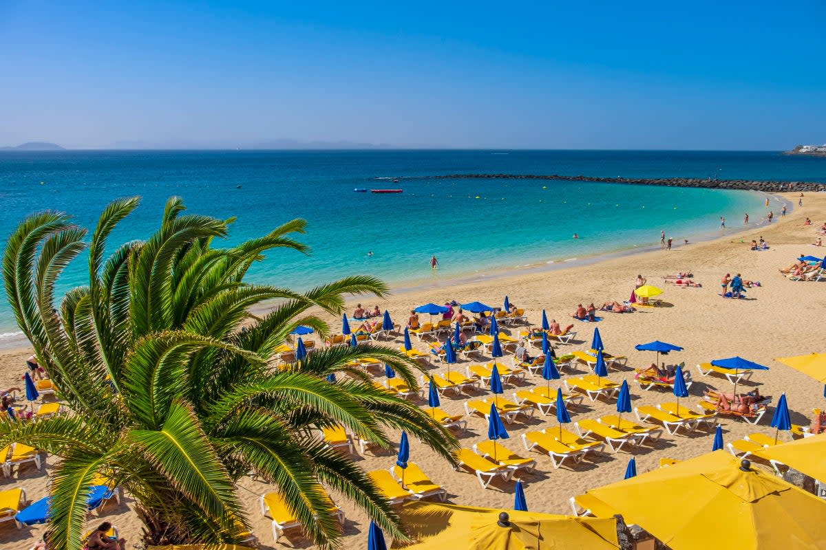 Playa Blanca in south Lanzarote is a tourist hotspot (Getty Images)