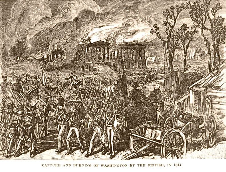 Burning of washington library of congress