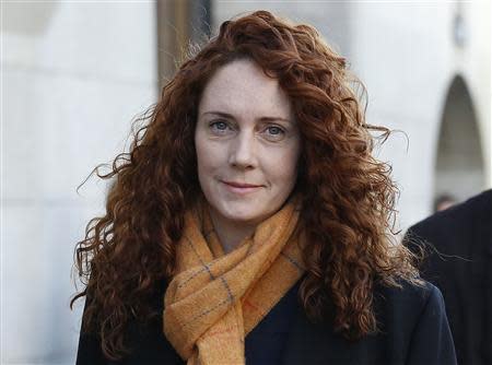 Former News International chief executive Rebekah Brooks arrives at the Old Bailey courthouse in London November 14, 2013. REUTERS/Olivia Harris