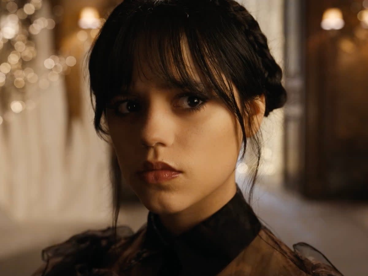 A spellbinding Jenna Ortega in Netflix’s ‘Wednesday’   (Netflix)