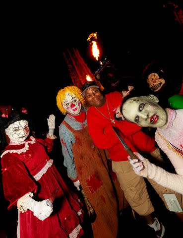 <p>Andrew Leos/Universal Studios Hollywood</p> Kenan Thompson at Halloween Horror Nights