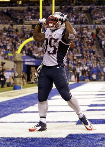 Jonas Gray, flex of distinction (AP Photo/AJ Mast)