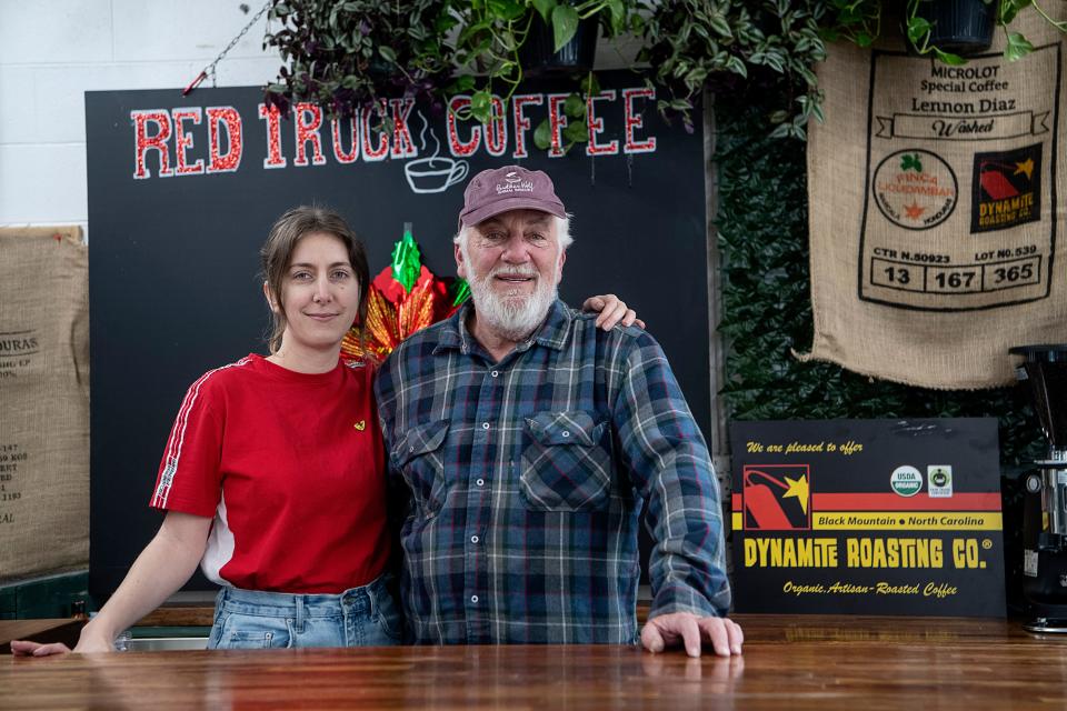 Lauren Sperling and her father, Matt, owners of the West End Paw Park and Red Truck Cafe and Grill, December 20, 2022.