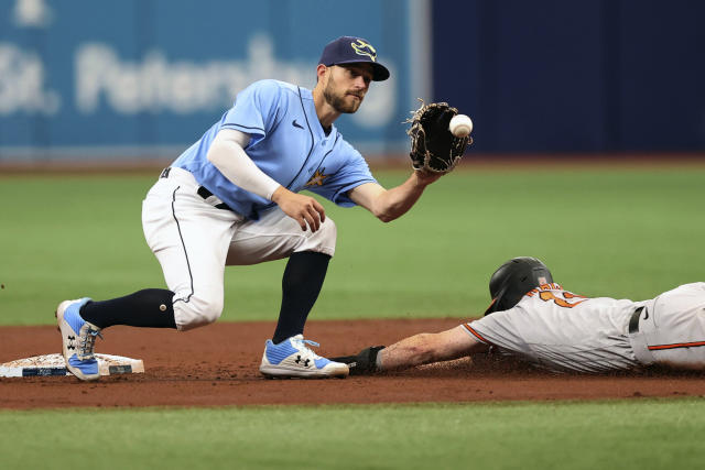 Rays hit 3 home runs to blow out A's and start 8-0