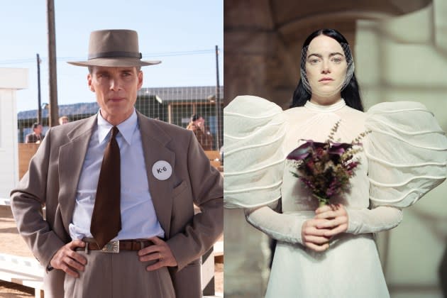 'Oppenheimer' and 'Poor Things' - Credit: Melinda Sue Gordon/Universal Pictures; Yorgos Lanthimos/Searchlight Pictures