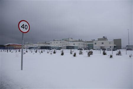 The exterior of the federal hospital in Perm, January 10, 2014. Picture taken January 10, 2014. REUTERS/Maxim Kimerling