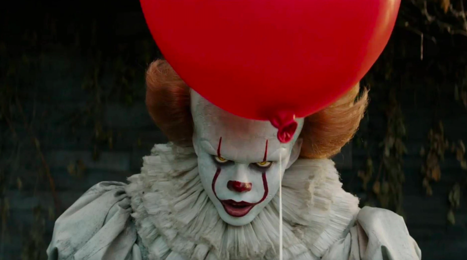 <div><p>"When Pennywise chomps Georgie's arm off. Most of us trusted clowns as kids, maybe even enjoyed them! The rest of the movie I could handle, but little Georgie bleeding out? NOPE."</p><p>—<a href="https://www.buzzfeed.com/hiitsnicetomeetyou" rel="nofollow noopener" target="_blank" data-ylk="slk:hiitsnicetomeetyou;elm:context_link;itc:0;sec:content-canvas" class="link ">hiitsnicetomeetyou</a></p></div><span> Warner Bros.</span>