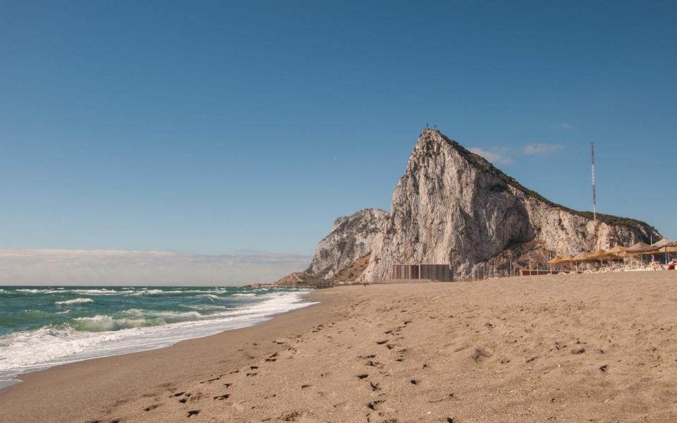 Gibraltar beach - Oliver J Davis 