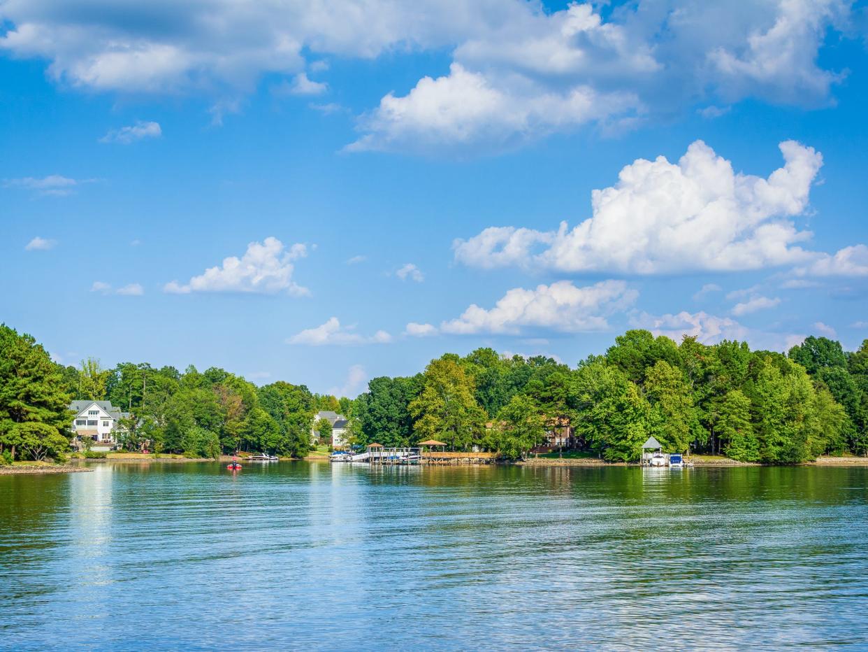 Lake Norman, at Jetton Park, in Cornelius, North Carolina.