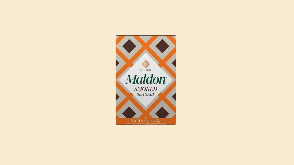 Maldon Smoked Seal Salt is hand harvested and smoked over oak.