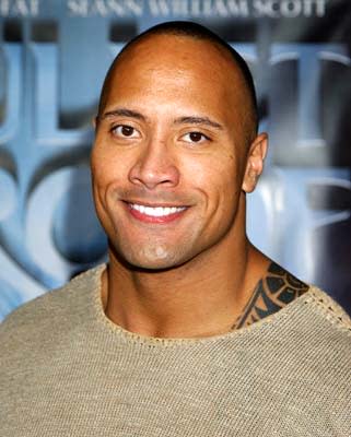 The Rock at the Hollywood premiere of MGM's Bulletproof Monk