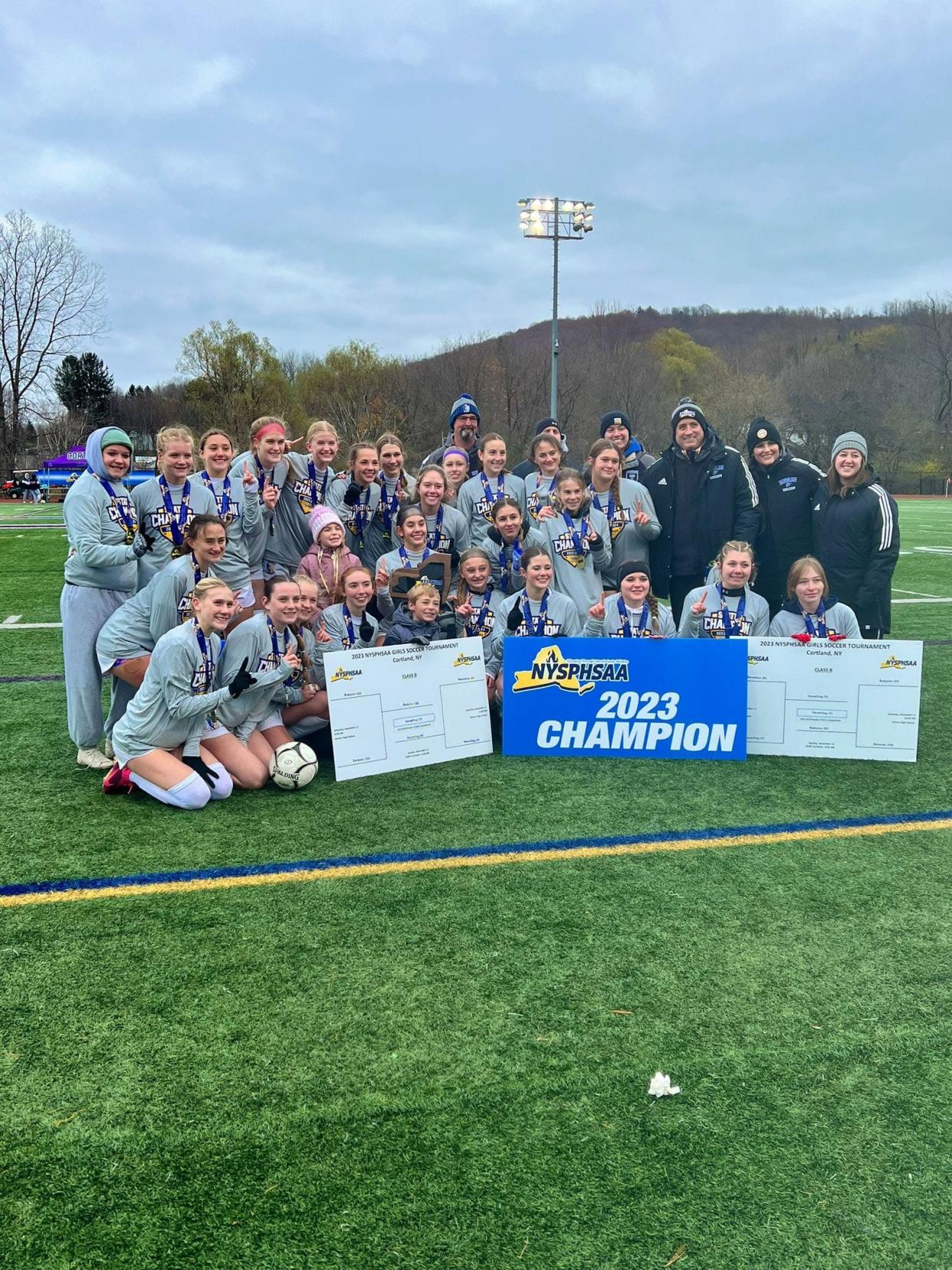 Haverling won the girls soccer Class B state championship.