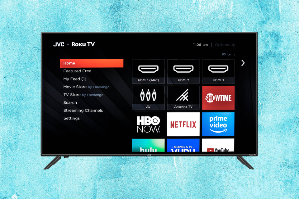 Save $111 on this JVC 50-inch Class 4K Ultra HD Roku Smart LED TV. (Photo: Walmart)