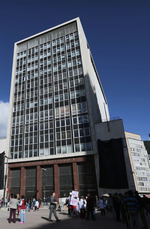 Foto de archivo. Panorámica del edificio del Banco Central de Colombia, en Bogotá