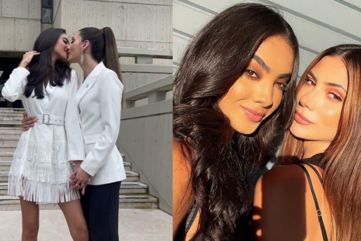 Miss Argentina and Miss Puerto Rico have revealed that they are married  (Instagram/Fabiola Valentin)
