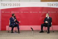 World Athletics President Sebastian Coe Meeting with Tokyo 2020 President Mori Yoshiro