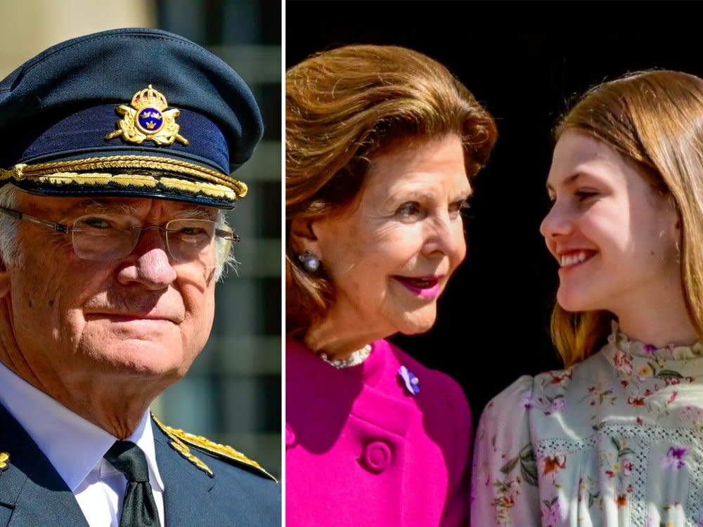 Bei der Geburtstagsfeier von König Carl Gustaf war zu sehen, wie gut sich Königin Silvia mit ihrer Enkeltochter Estelle versteht. (Bild: ddp/Mischa Schoemaker / ddp/Mischa Schoemaker)