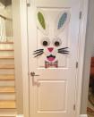 <p>Raid your craft bin and use an assortment of colorful paper to create an on-door bunny. </p><p><a class="link " href="https://www.amazon.com/Sunmns-Inches-Giant-Wiggle-Adhesive/dp/B01MXDWVYF/ref=sr_1_1_sspa?crid=29B5AD0XZR35&dchild=1&keywords=giant+googly+eyes&qid=1611939909&sprefix=GIANT+GOOG%2Caps%2C161&sr=8-1-spons&psc=1&spLa=ZW5jcnlwdGVkUXVhbGlmaWVyPUFIU0pUS01EWklMUkkmZW5jcnlwdGVkSWQ9QTAwMDc2MTExM0FRQzlITDBPWTFTJmVuY3J5cHRlZEFkSWQ9QTAyMDI4MDcxVFRFVFg5UVdYUkI3JndpZGdldE5hbWU9c3BfYXRmJmFjdGlvbj1jbGlja1JlZGlyZWN0JmRvTm90TG9nQ2xpY2s9dHJ1ZQ%3D%3D&tag=syn-yahoo-20&ascsubtag=%5Bartid%7C10070.g.1751%5Bsrc%7Cyahoo-us" rel="nofollow noopener" target="_blank" data-ylk="slk:SHOP GIANT GOOGLY EYES;elm:context_link;itc:0;sec:content-canvas">SHOP GIANT GOOGLY EYES</a></p>