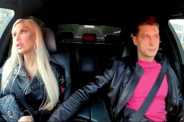 <p>TLC</p> Nikki and Justin drive to meet his friends.