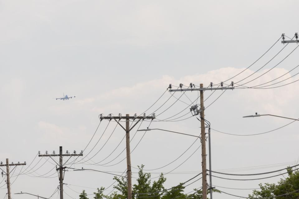 Air Force One arrives at Roland R. Wright Air National Guard Base in Salt Lake City on Wednesday, Aug. 9, 2023. | Megan Nielsen, Deseret News