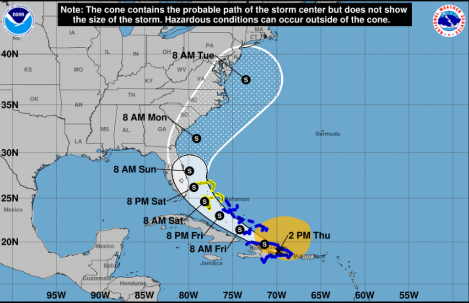 Tropical Storm Isaias is expected to bring tropical storm conditions to South Florida this weekend but forecasters are cautioning that there is still a lot of uncertainty surrounding its track and intensity.