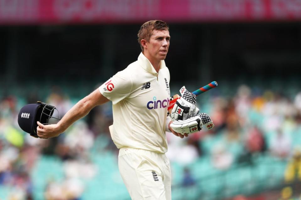 Zak Crawley’s innings was vital to England’s cause (Jason O’Brien/PA) (PA Wire)