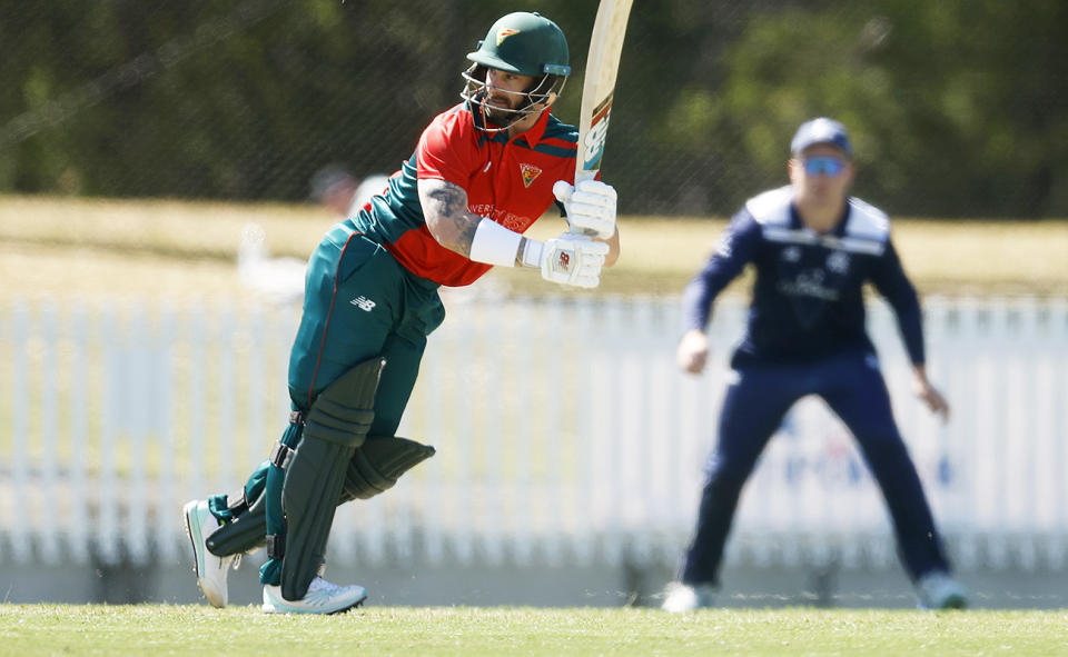 Matthew Wade, pictured here in action for Tasmania against Victoria.