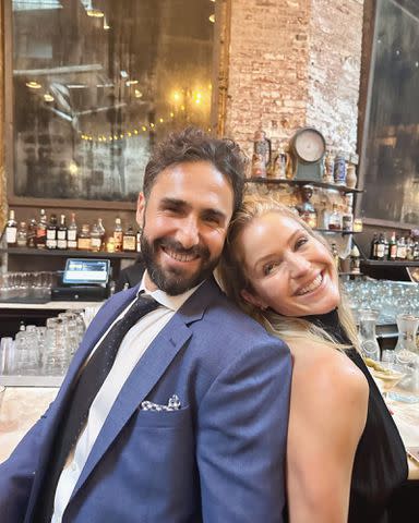 <p>Sarah Haines Instagram</p> Sarah Haines with her husband, lawyer Max Shifrin