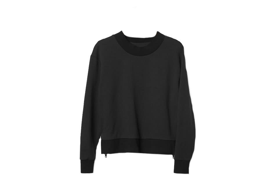 GapFit Side-Zip Ponte Sweatshirt, $49.95, gap.com