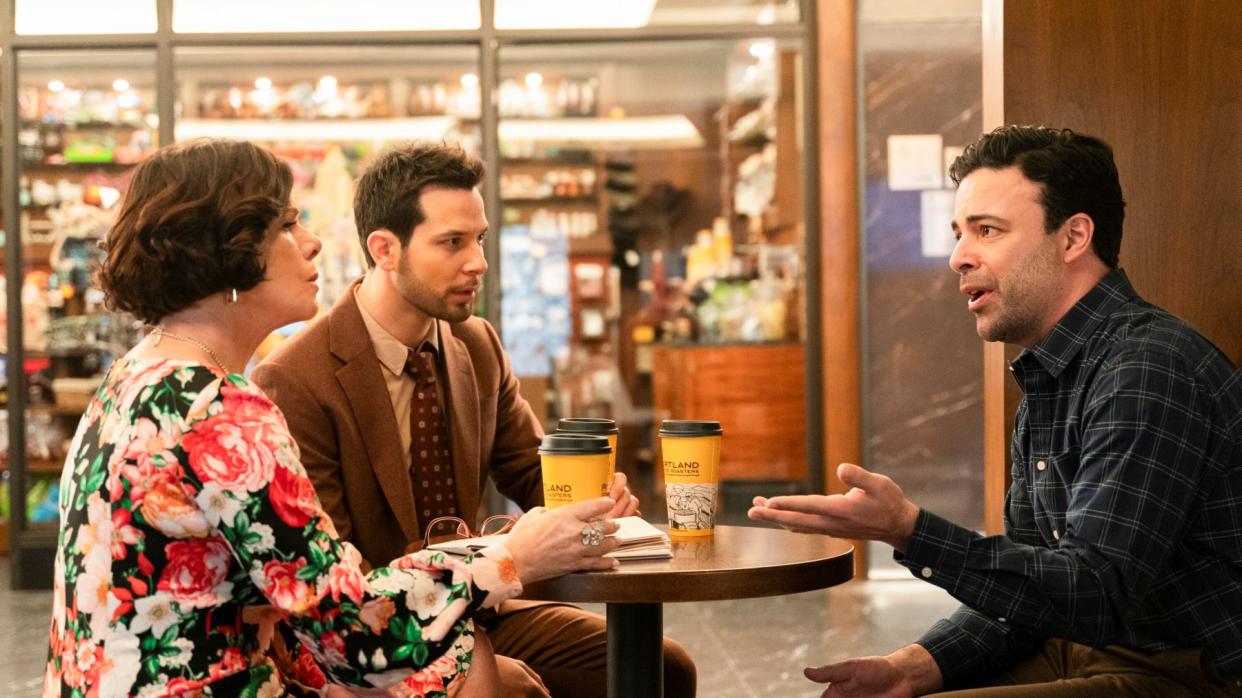  Marcia Gay Harden, Skylar Astin and James Martinez in So Help Me Todd. 