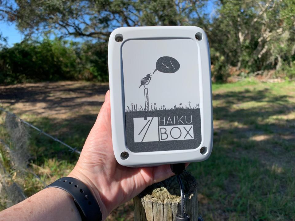 Ahead of the eclipse, you can get 10% off Haikubox, which which monitors, records and identifies bird call.