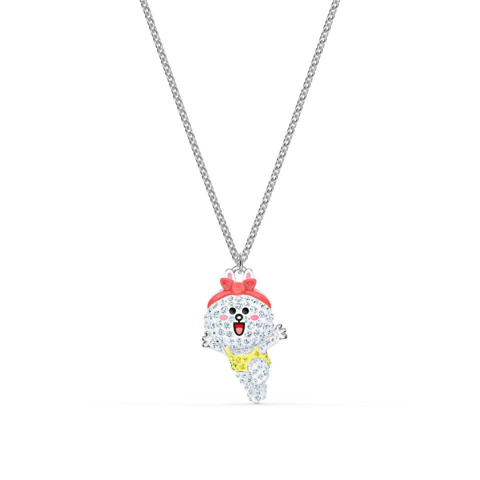 LINE FRIENDS 項鍊 NT$ 4,990（SWAROVSKI提供）