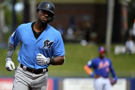 Spring training roundup: Marlins' Brinson hits two HRs