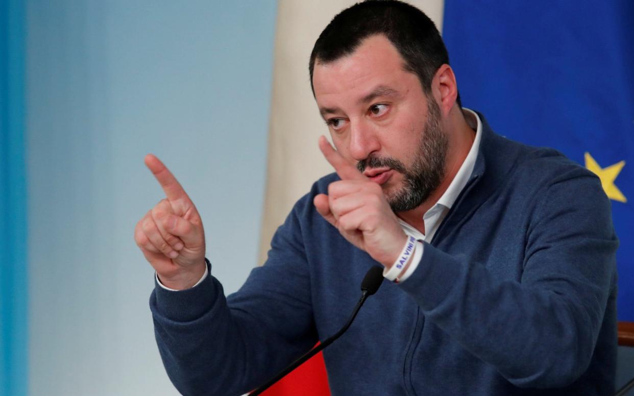 A spokesman for Mr Salvini described the claims of Russian funding as 