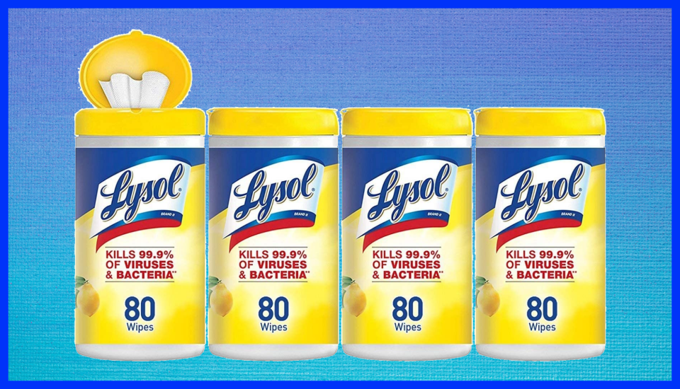 Now's your chance to stock up on Lysol Disinfecting Wipes. (Photo: Amazon)