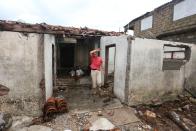 <p>Damaged buildings are seen in Punta Alegre, northern coast of Ciego de Avila province of Cuba after Hurricane Irma passed through the area on Sept. 11, 2017. (Photo: Yander Zamora/Anadolu Agency/Getty Images) </p>