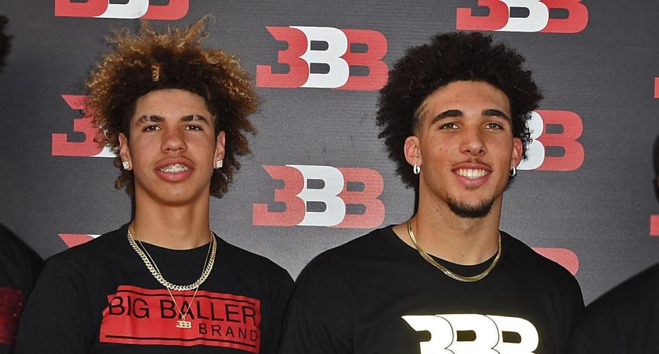 LaMelo and LiAngelo Ball will be staying in a luxury spa in Lithuania. (Getty Images)