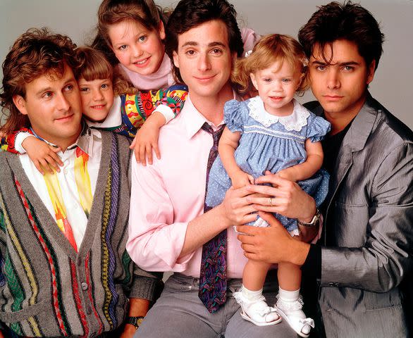 The cast of 'Full House' with Bob Saget as Danny Tanner