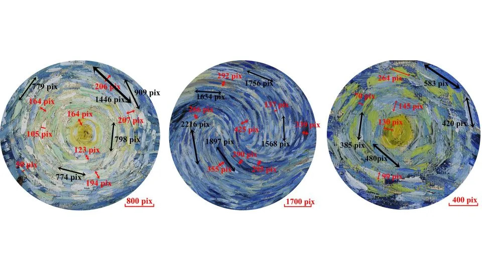 The researchers studied the brushstrokes made by van Gogh, who painted the work after admitting himself to an asylum in southern France. - Yinxiang Ma