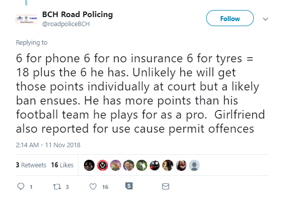 Police tweet