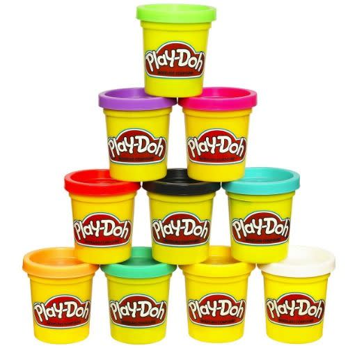 Play-Doh My Little Pony Rainbow Dash Style Salon Set with 6 Cans of Sparkle  Play-Doh 