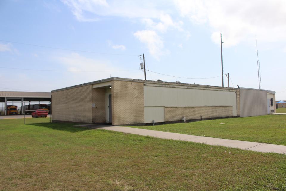 The Gregory-Portland maintenance and transportation center is seen on Feb. 24. It will be renovated to include space for a family resource center.