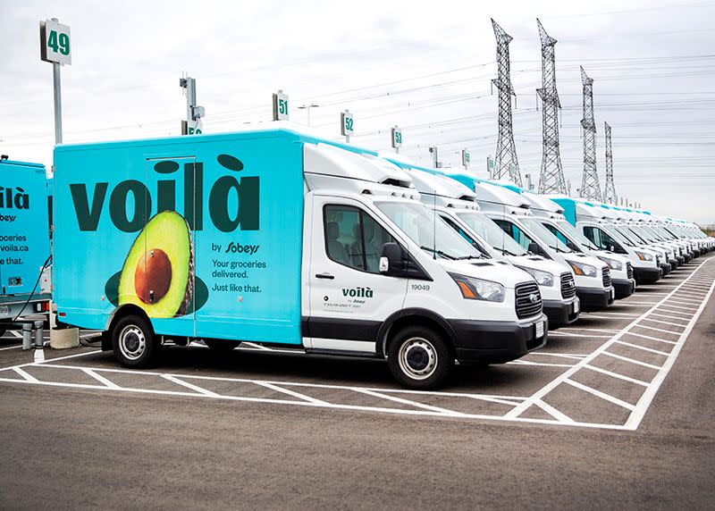 Voila is Sobeys new online grocery delivery service. 