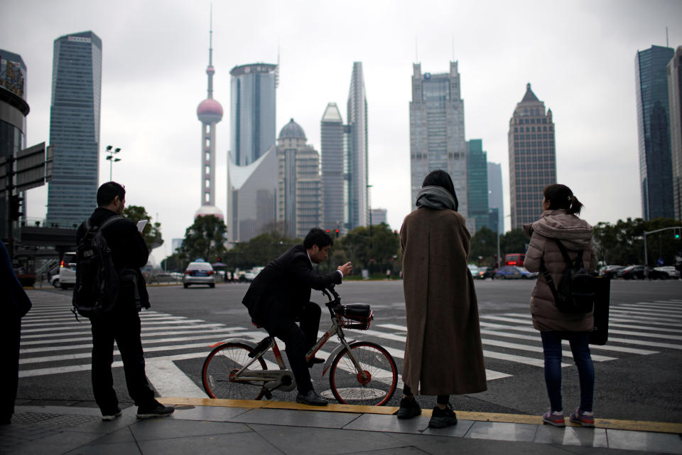 Lujiazui financial district in Pudong, Shanghai, China (Photo:REUTERS/Aly Song)